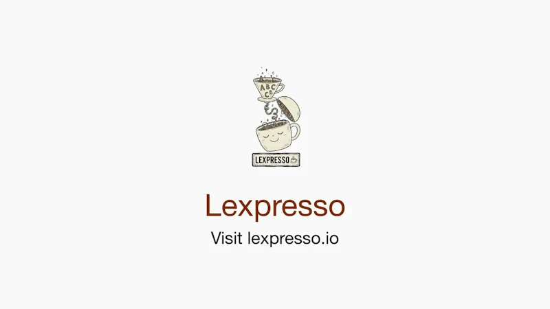 Lexpresso screenshot 1 (video preview)