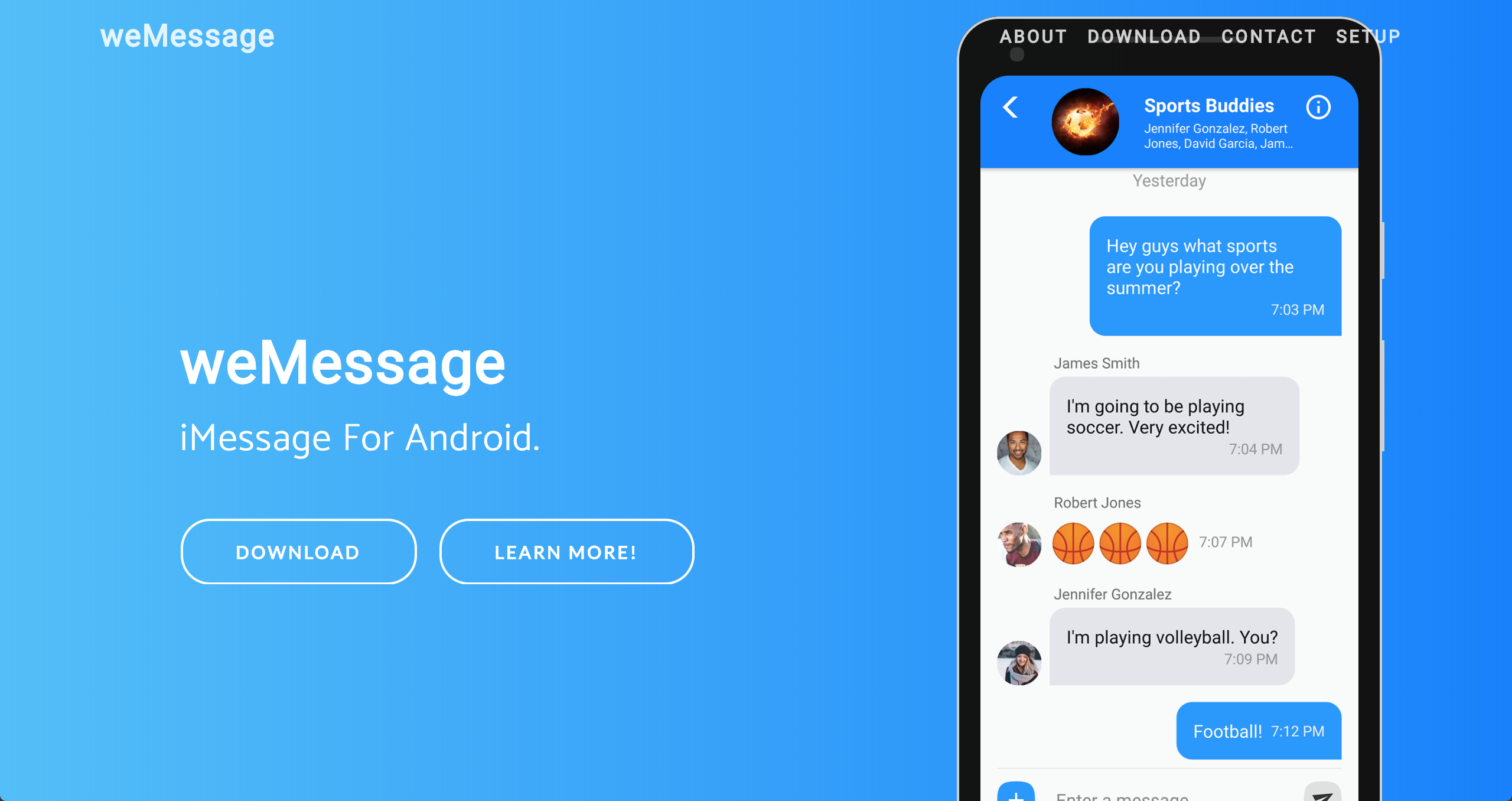 weMessage gallery image