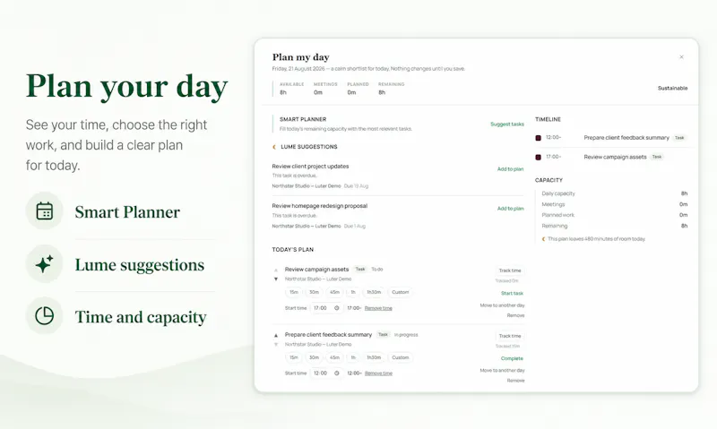 Luter — A calmer work OS screenshot 1