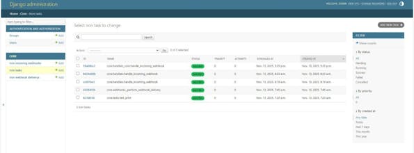 IronRelay — Django task & webhook engine gallery image