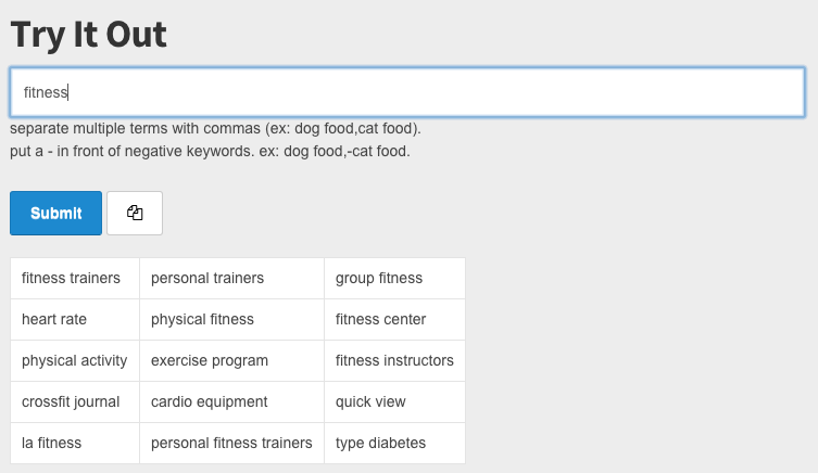 FreeTwitterKeywords gallery image