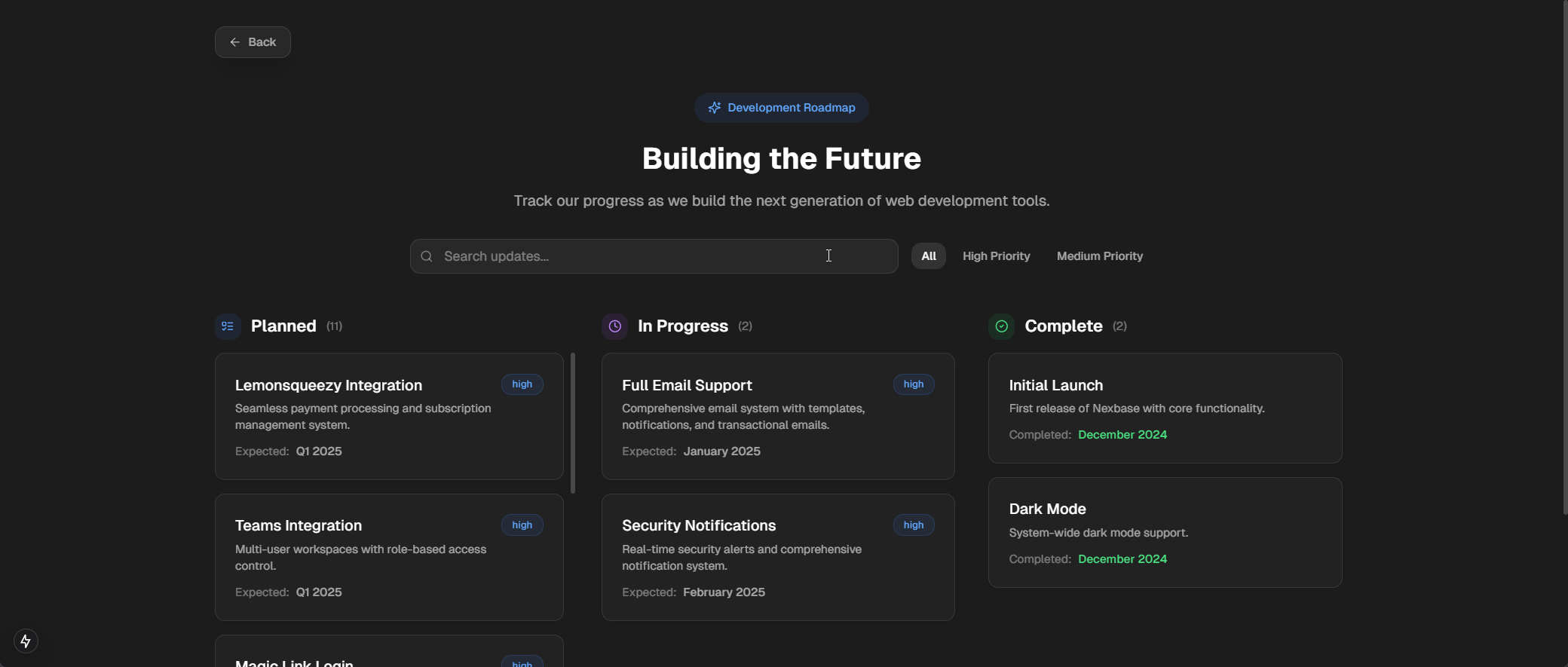 وسائط nexbase - مشاريع Next.js مع بلون الأنيق الذي يركز على التصميم. 2