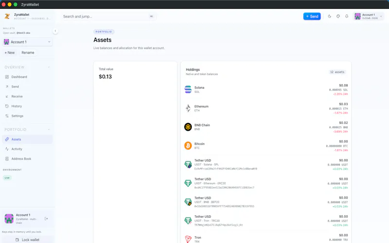 ZyraWallet screenshot 8