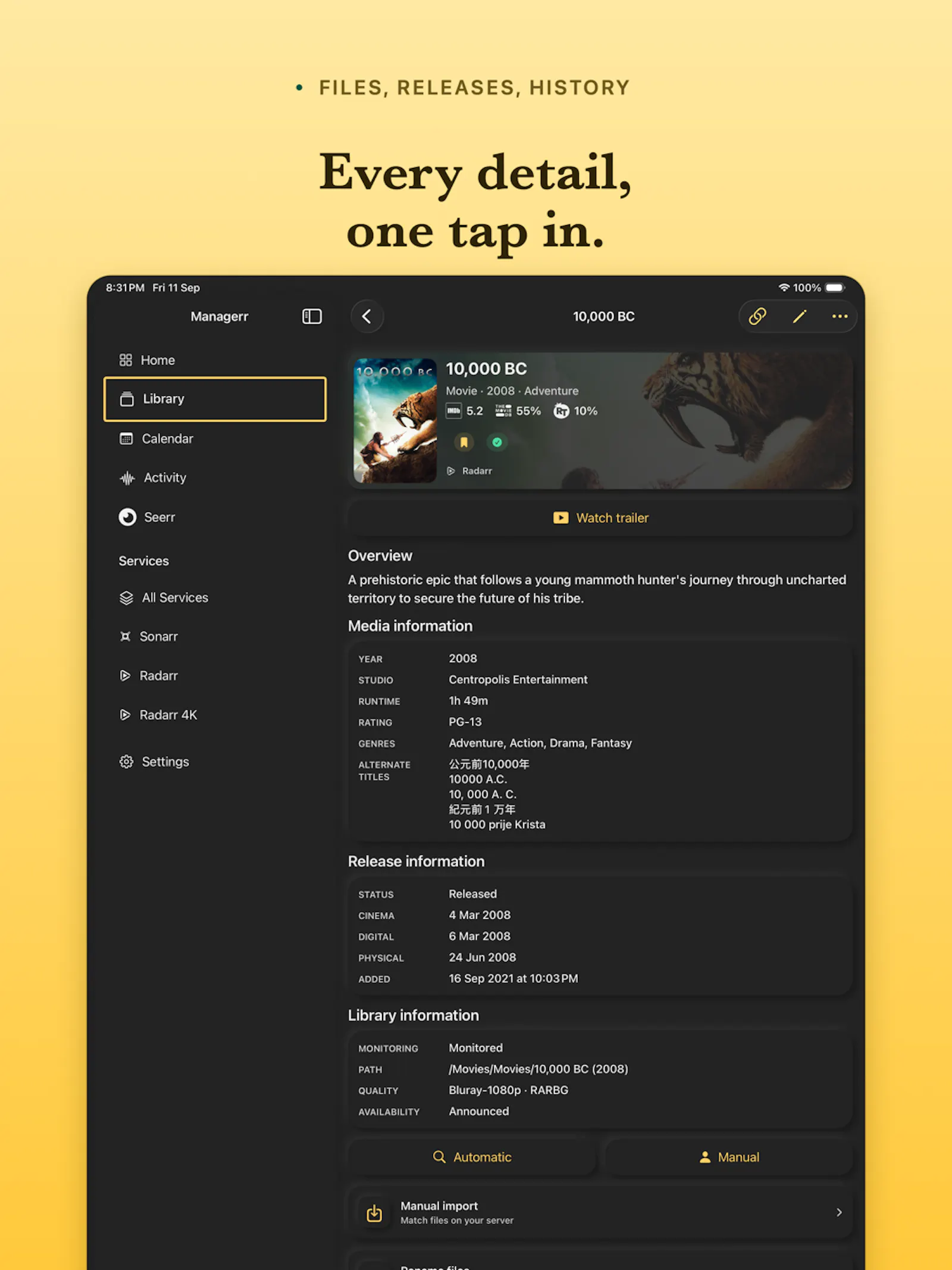 Media Stack: Managerr screenshot 6