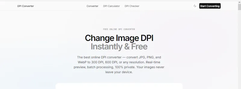 DPI Converter screenshot 1