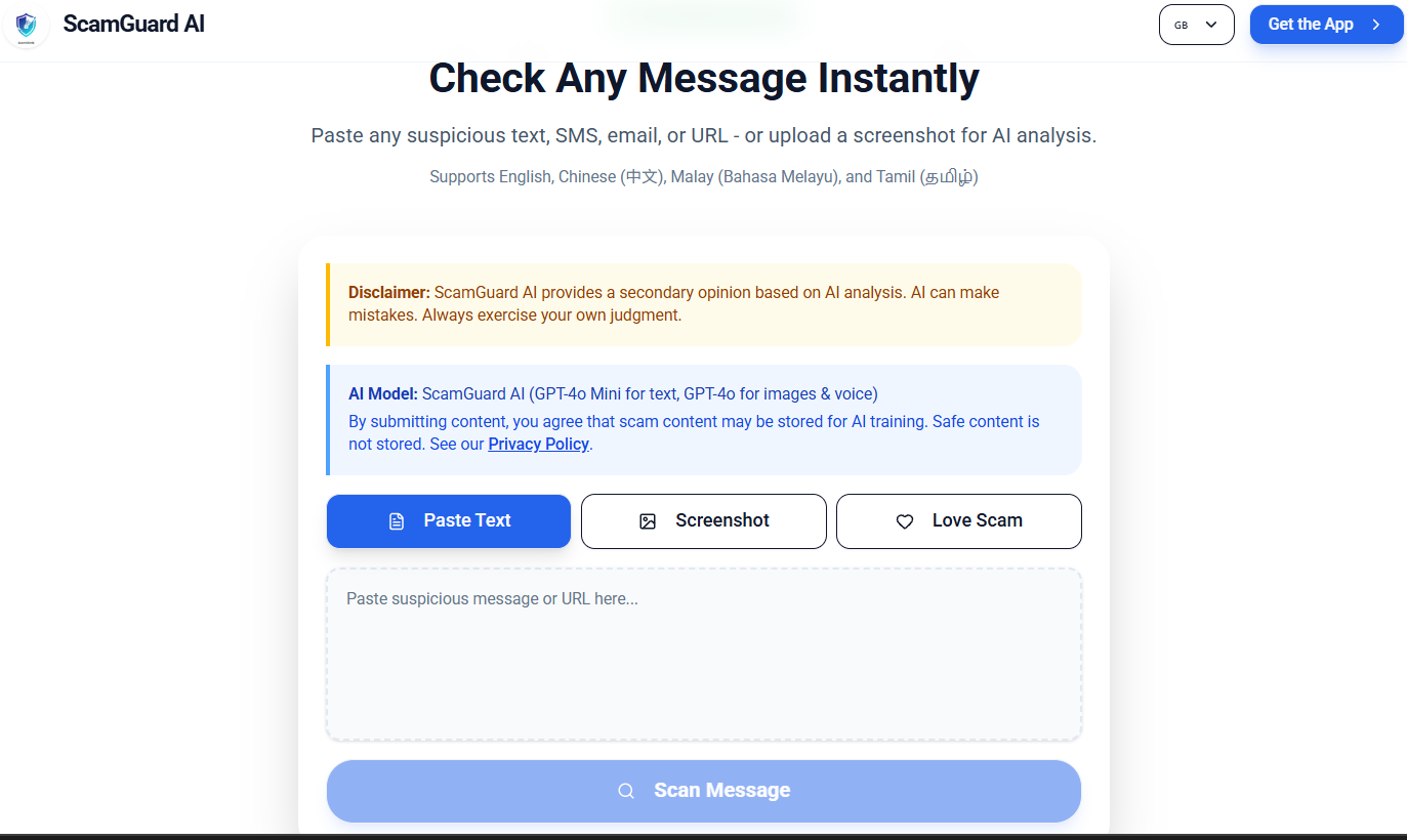 ScamGuard AI gallery image