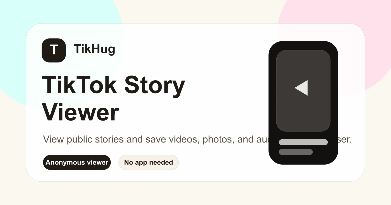 TikTok Story Viewer screenshot 1
