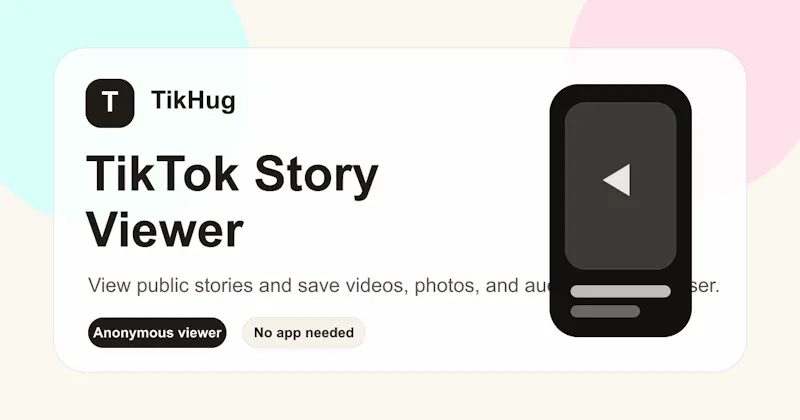 TikTok Story Viewer screenshot 1
