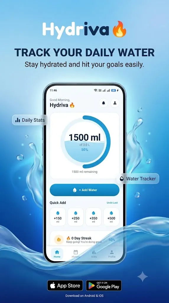 Hydriva - Water Tracker gallery image