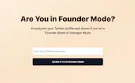 Founder Mode Checker