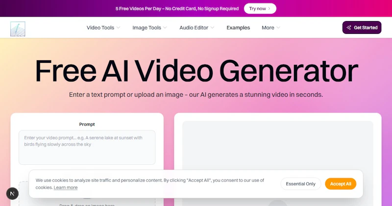 FreeForge - The Free AI Video Generator screenshot 1