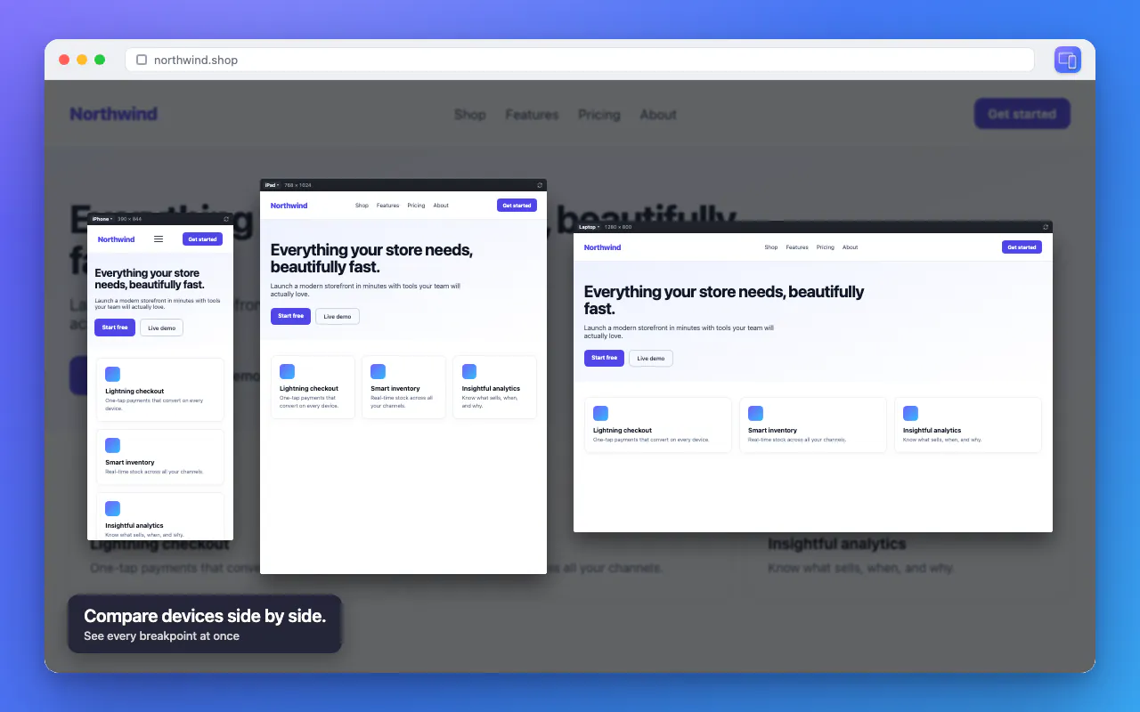 Responsive View gallery image