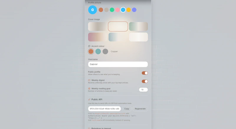 Sift screenshot 5