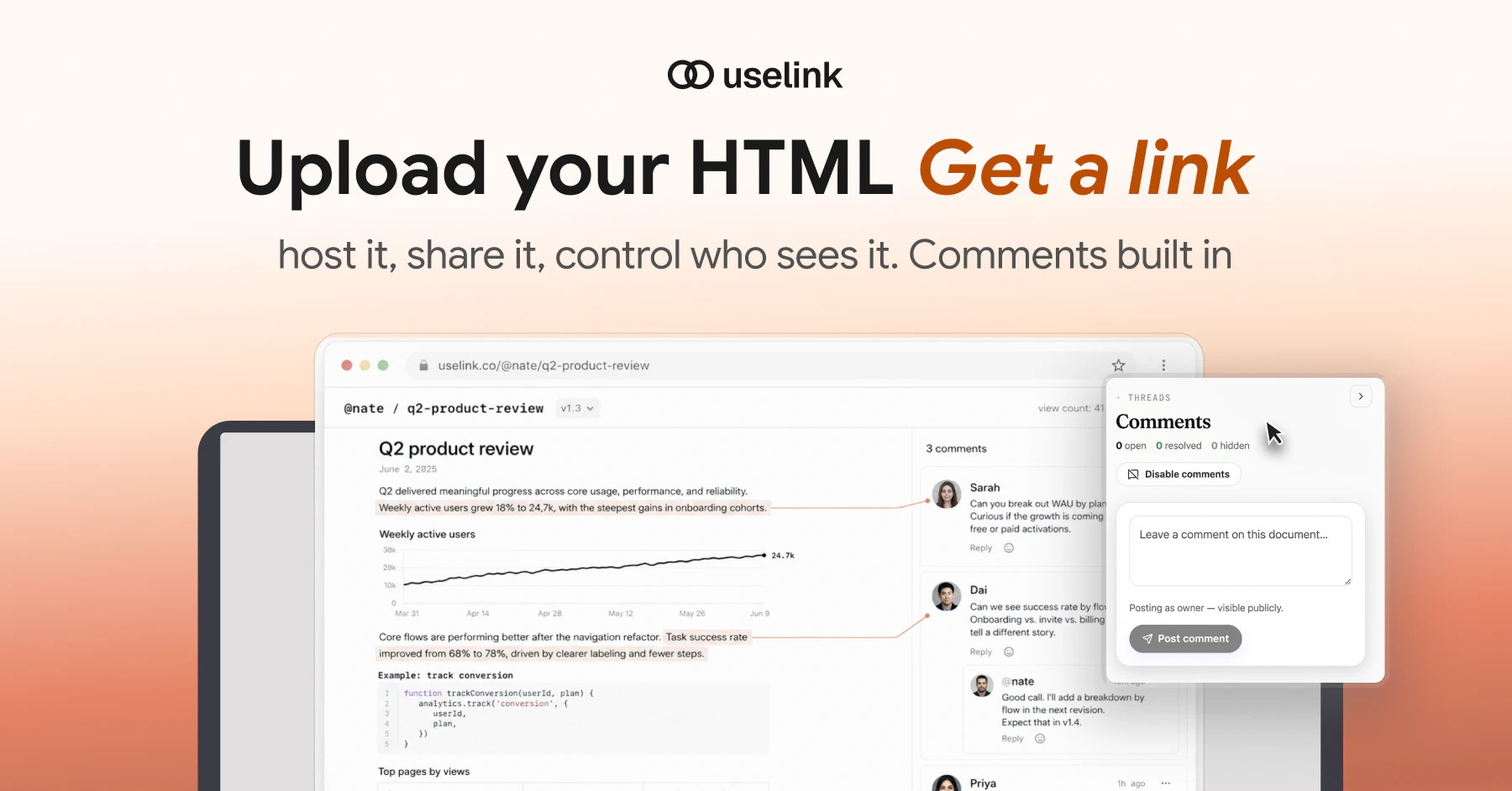 Uselink screenshot 1 of 1