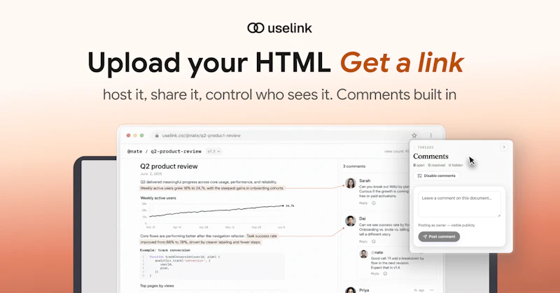 Uselink screenshot 2