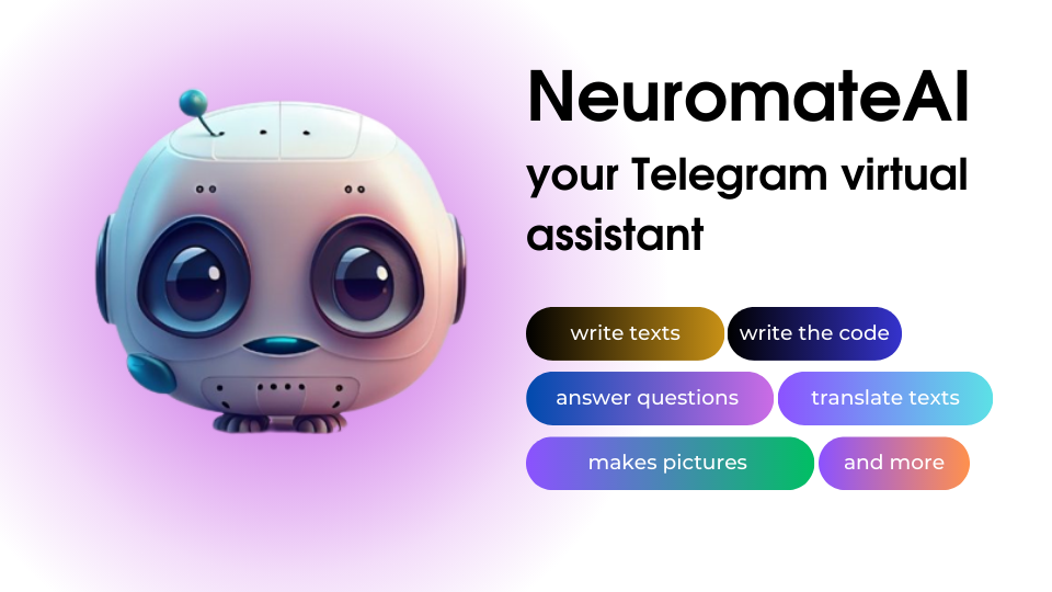 Neuromateai - Tu asistente virtual de telegrama con AI media 1