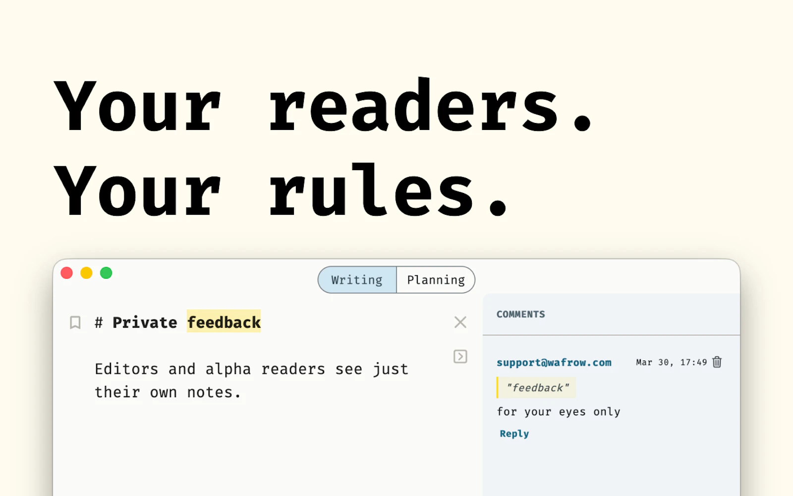 Epilogue. Write novels, scripts & poetry screenshot 4