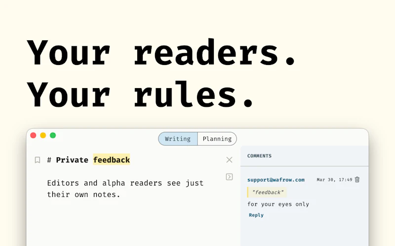 Epilogue. Write novels, scripts & poetry screenshot 4