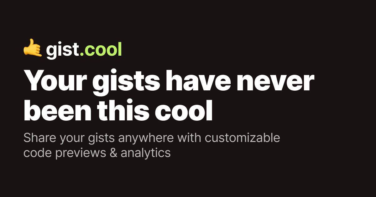 gist.cool media 1