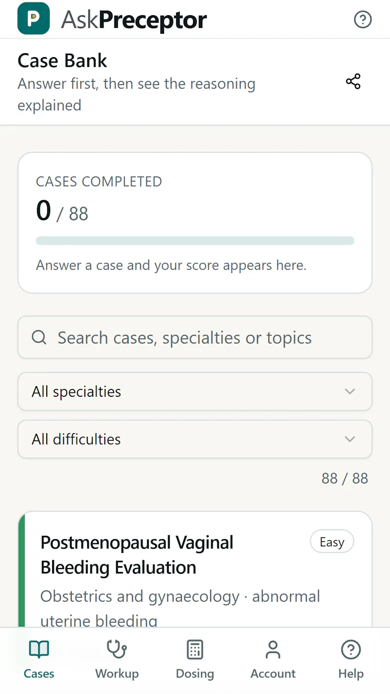 AskPreceptor screenshot 2