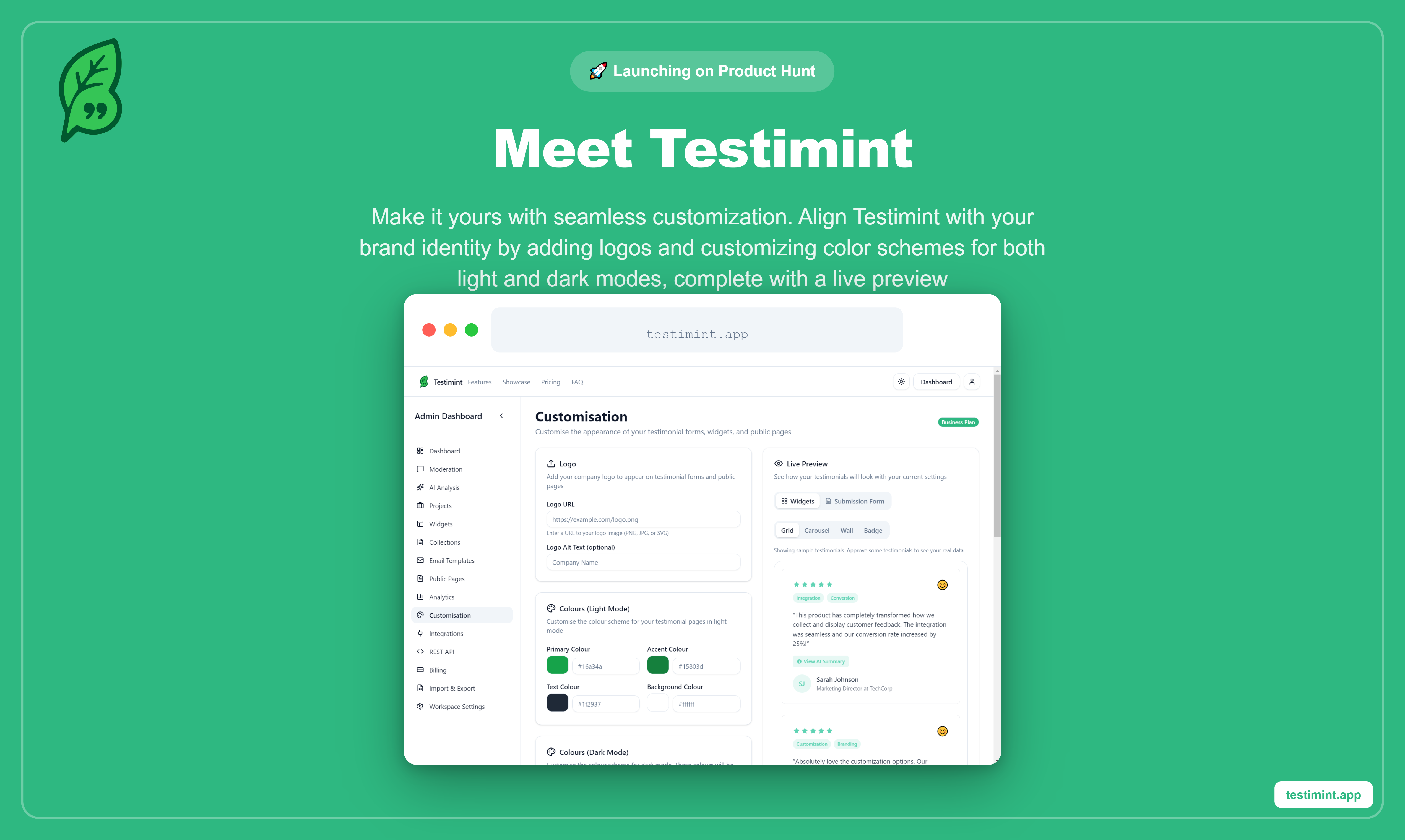 Testimint gallery image