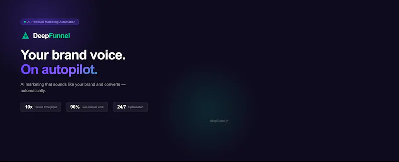 DeepFunnel screenshot 2