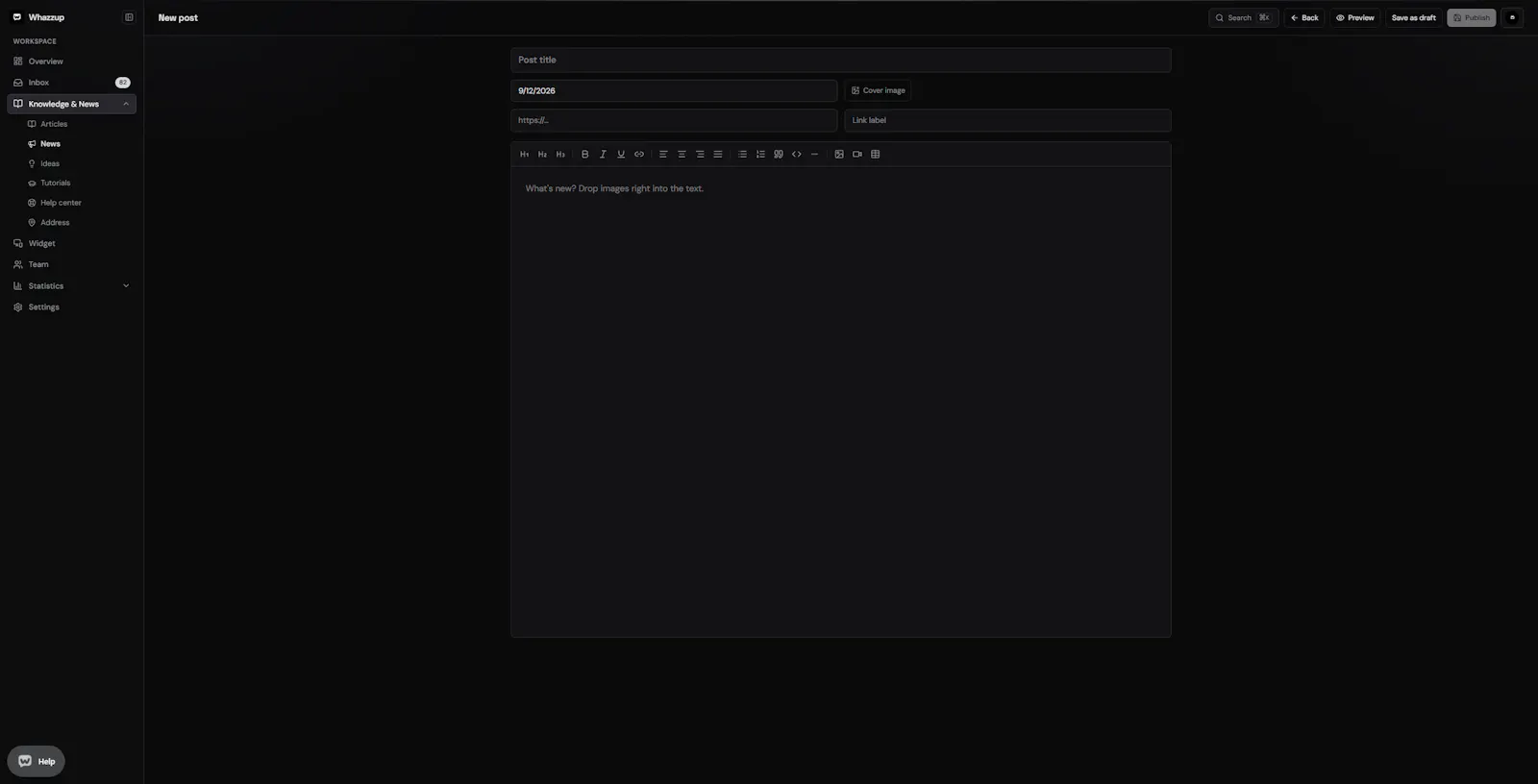 Whazzup.io - Free SaaS Chat Widget screenshot 4