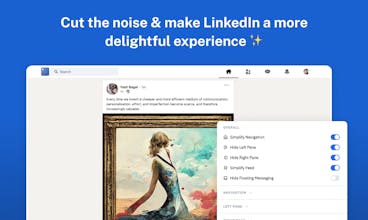 Comparison image highlighting the enhanced sophistication of LinkedIn with the Chrome extension