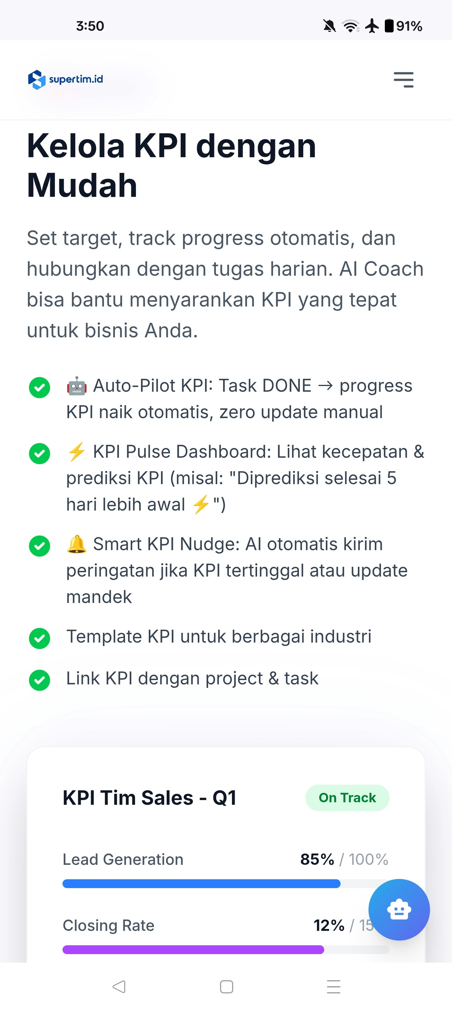 Supertim.id harga founding member gallery image