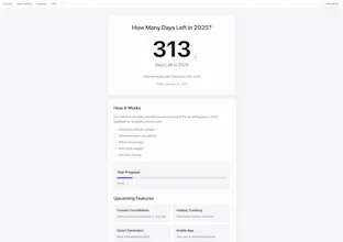 Days Left Calculator gallery image