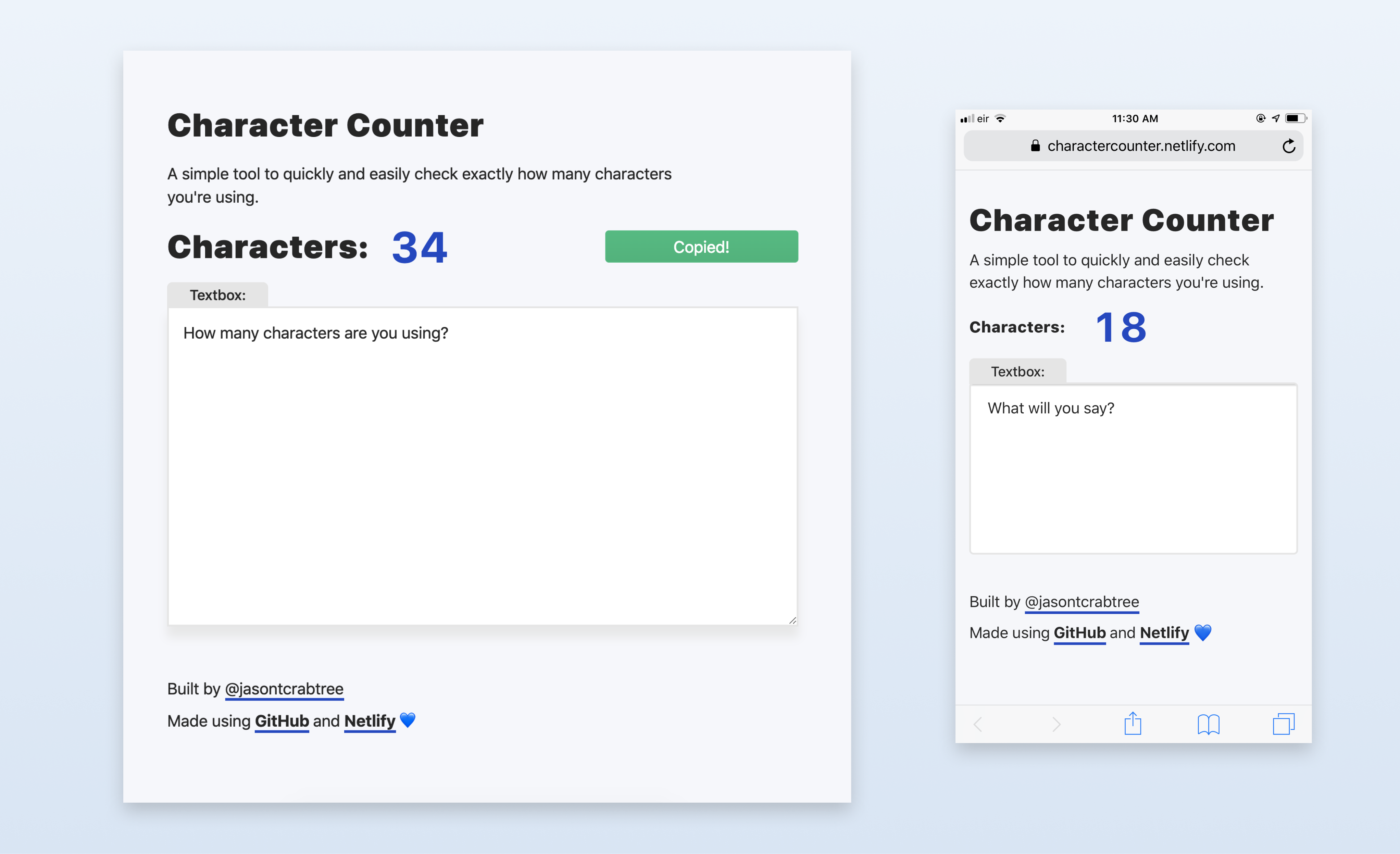 CharacterCounter gallery image