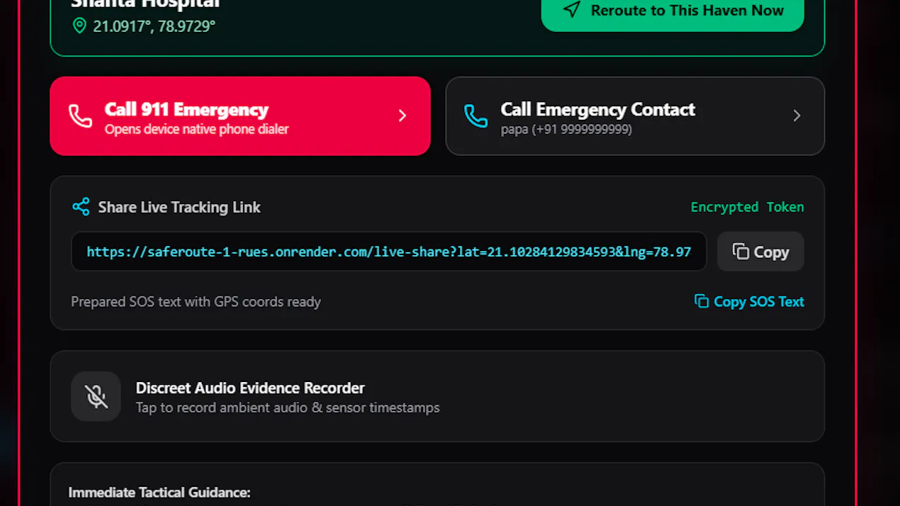 Safe Route product