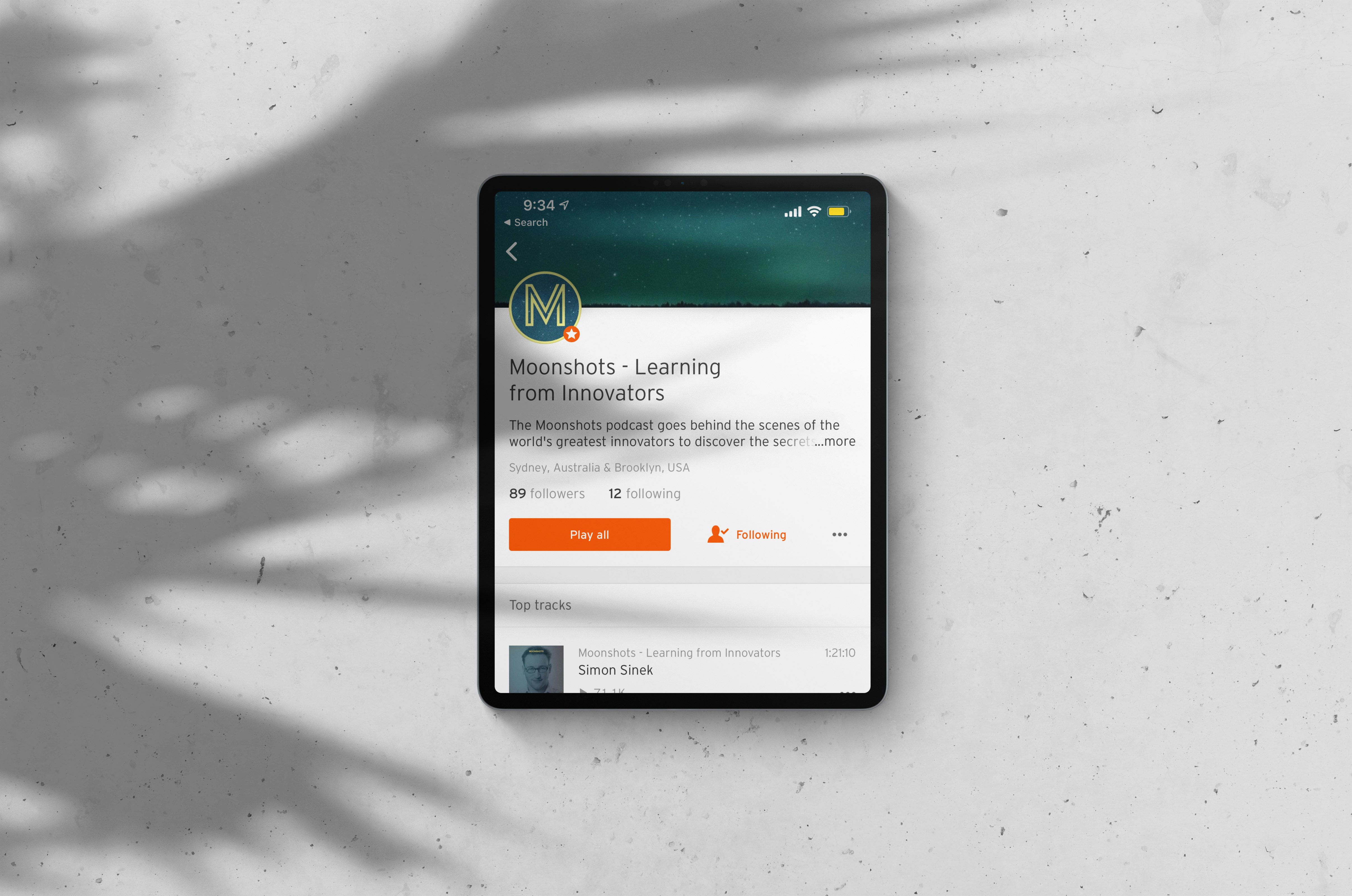 Moonshots.io gallery image