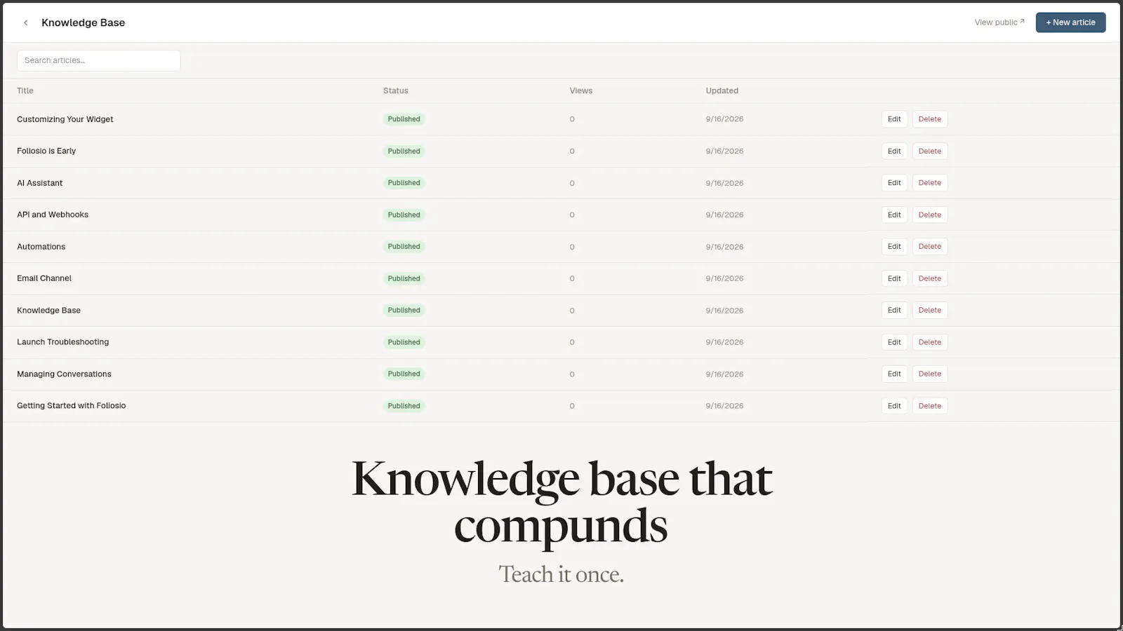 Foliosio screenshot 5