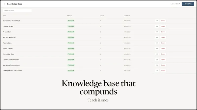 Foliosio screenshot 5