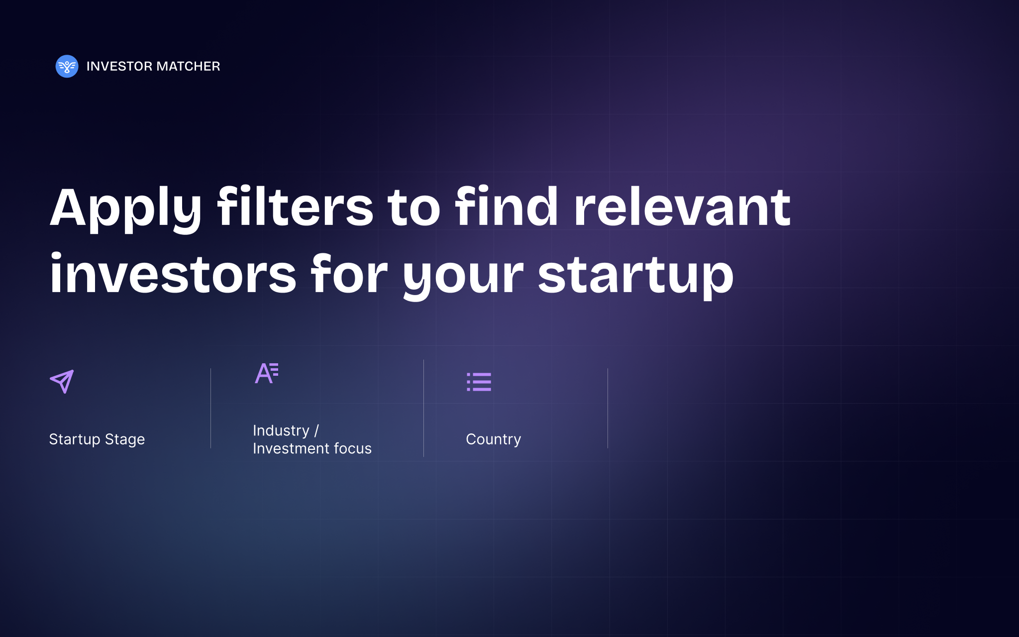 Investor Matcher gallery image