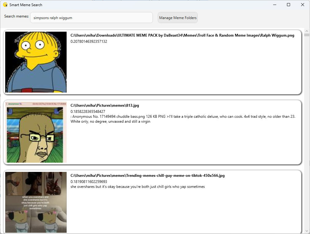 SmartMemeSearch Pro gallery image