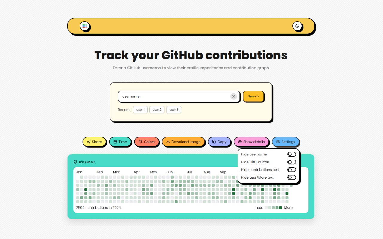 Git Profile Stats gallery image