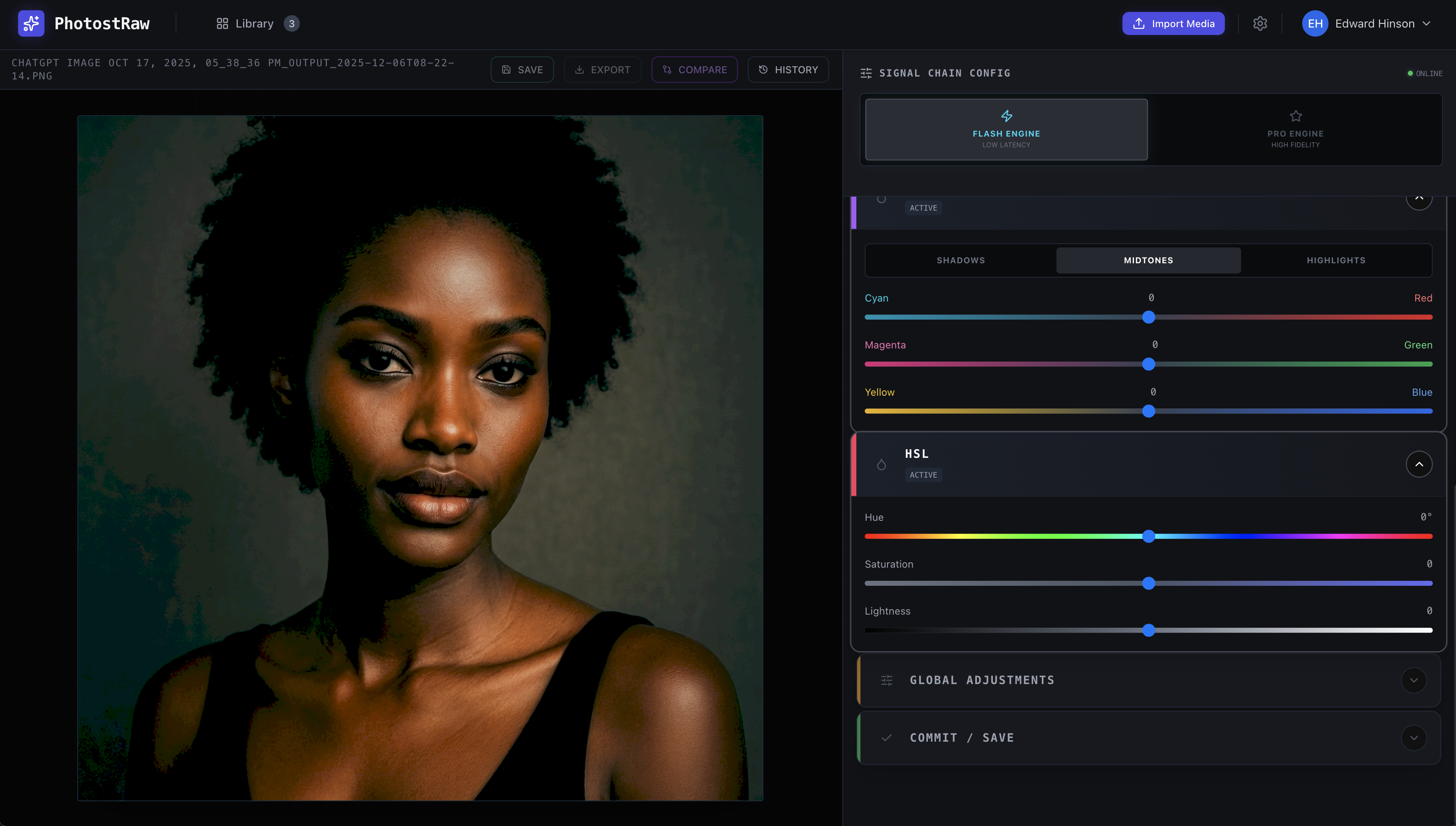 PhotostRaw - Main product screenshot demonstrating key features and user interface