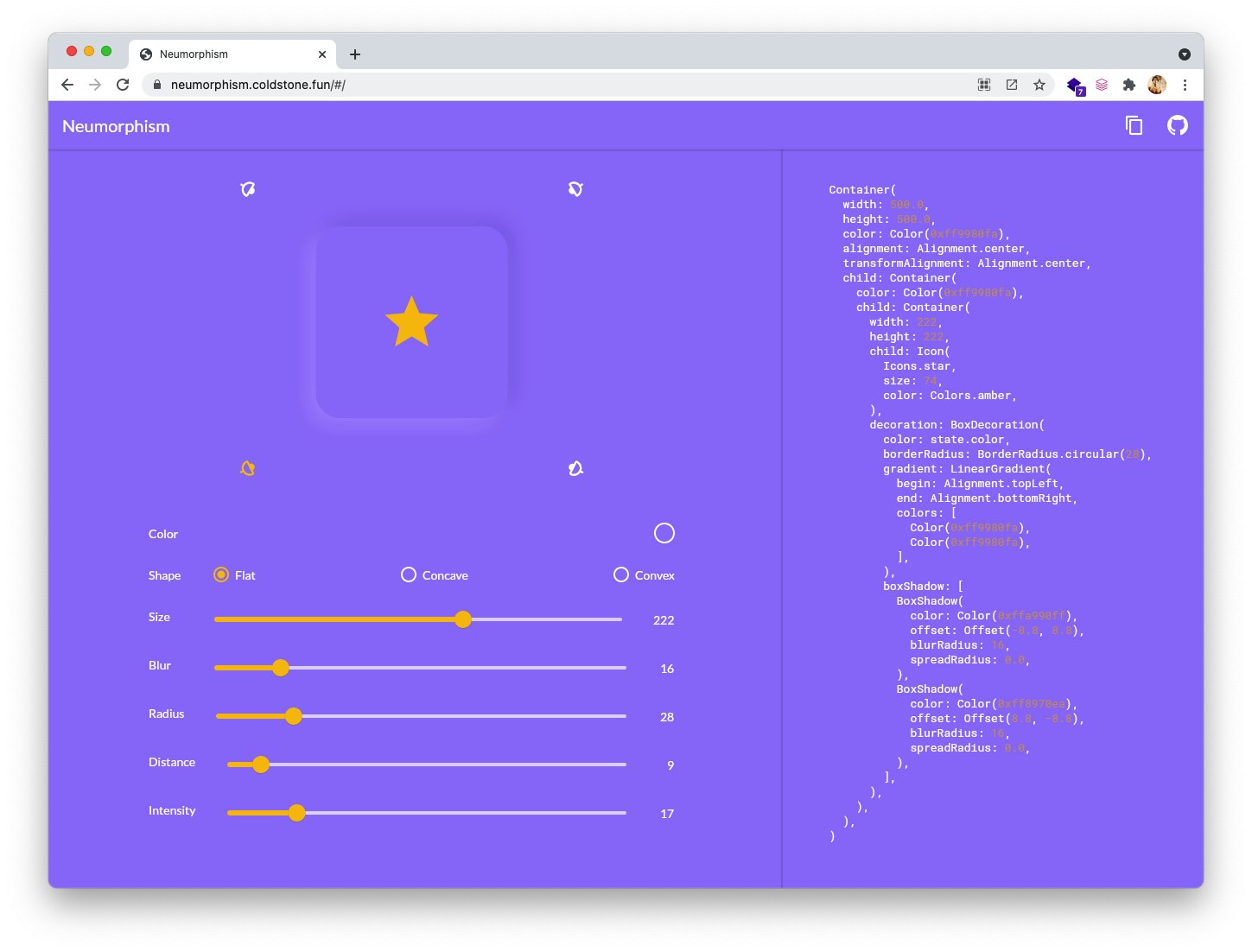 Neumorphism gallery image