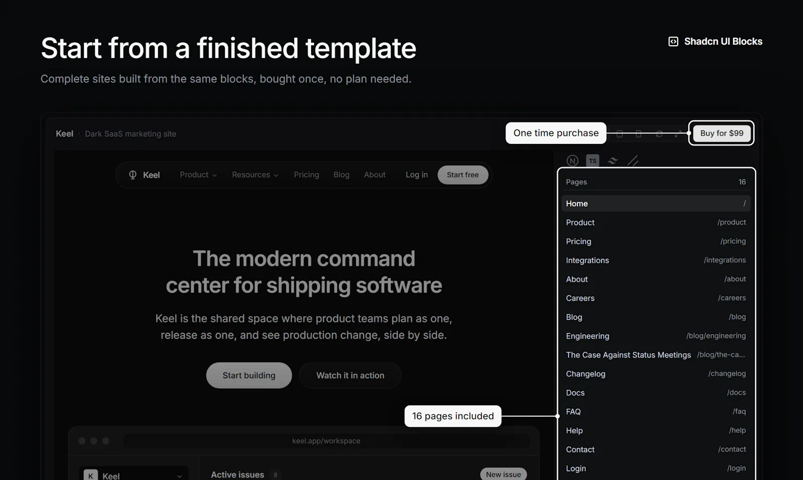 Shadcn UI Blocks 2.0 screenshot 9