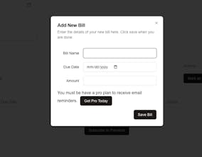 Billreminder never forget to pay a bill gallery image