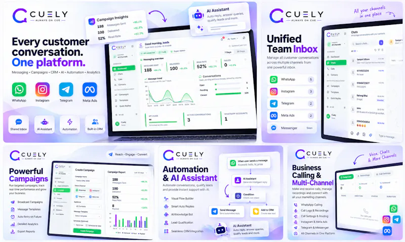 Cuely – AI Omnichannel Business Platform screenshot 2