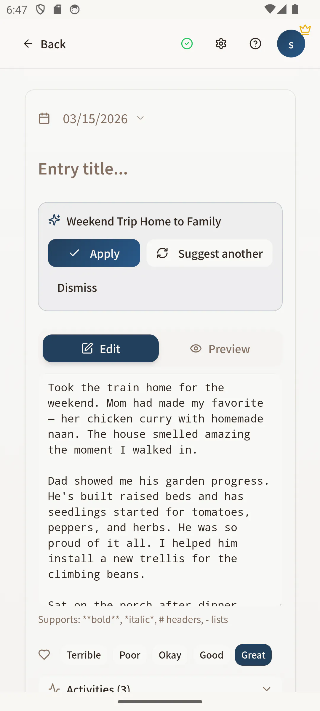 OwnJournal gallery image