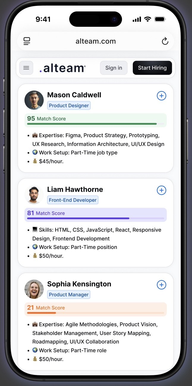 Alteam FlexhiringOS gallery image