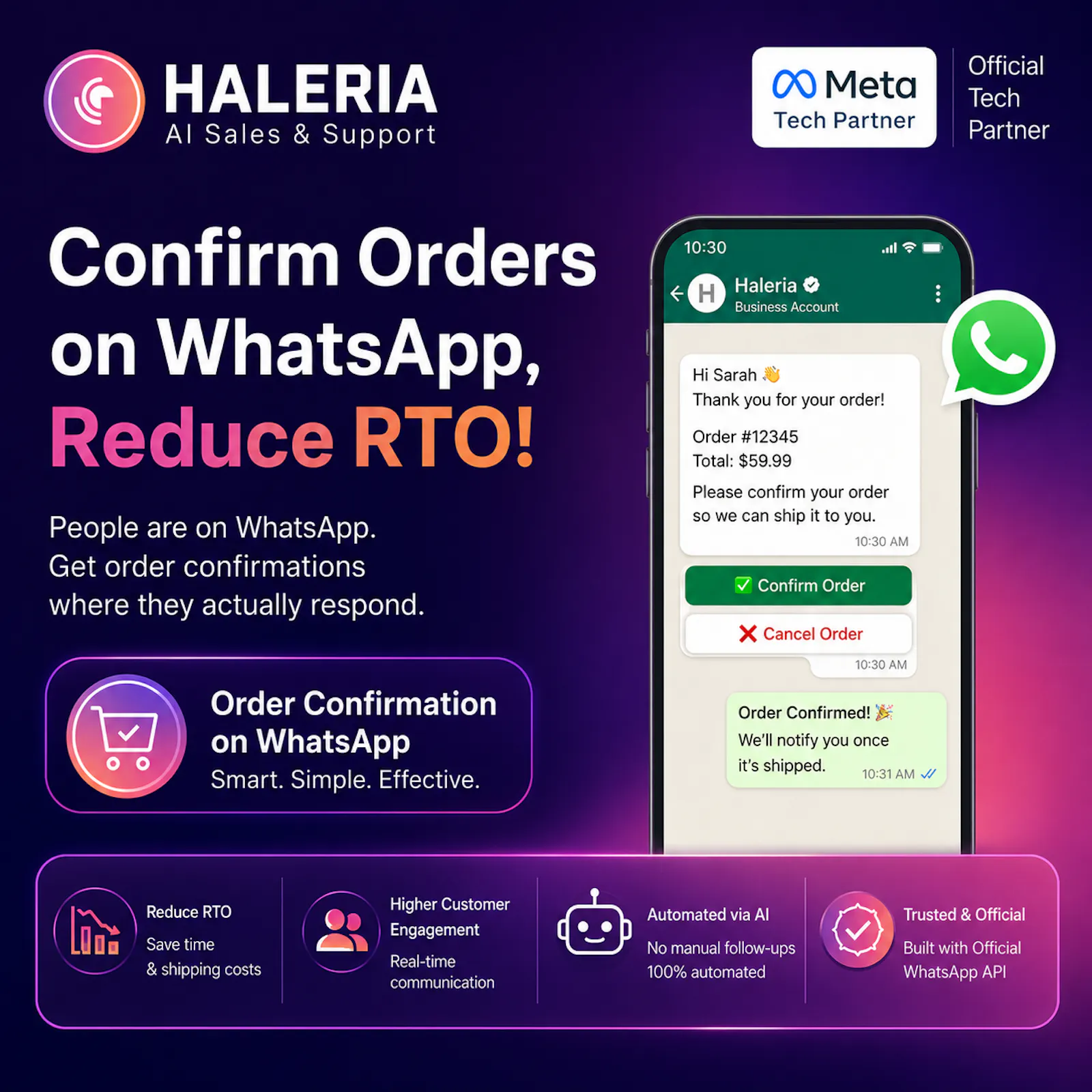 Haleria AI Sales & Support screenshot 5