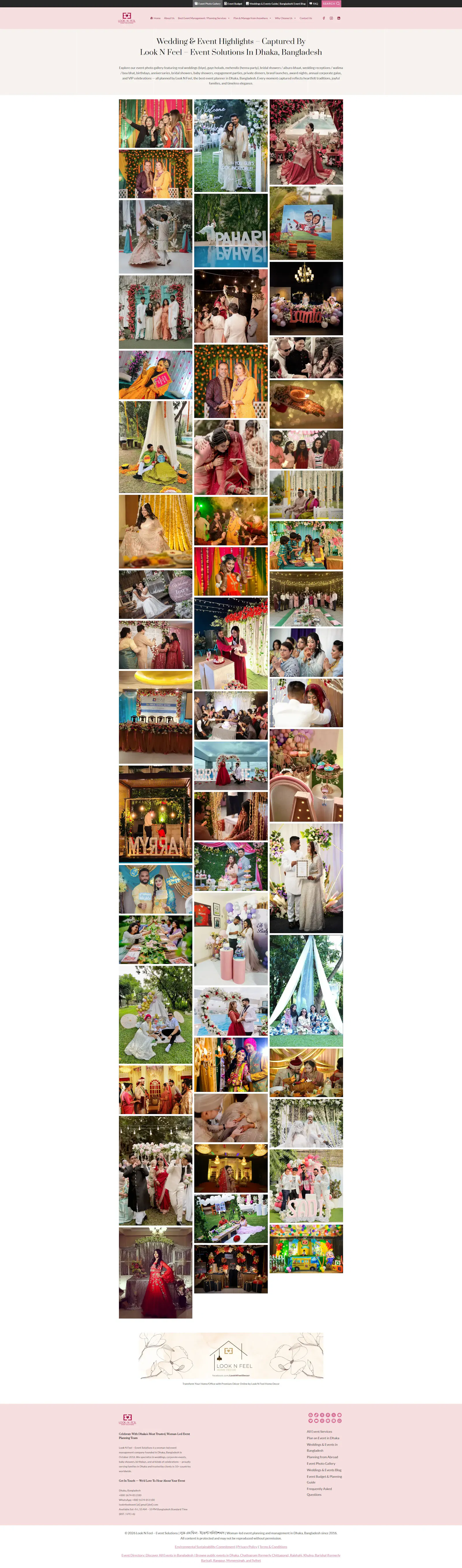 Look N Feel - Event Solutions Website screenshot 5