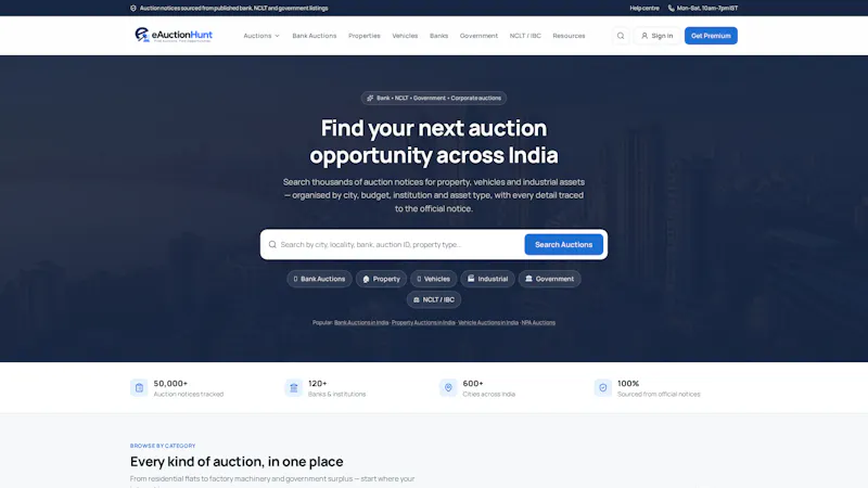 eAuctionHunt  screenshot 1