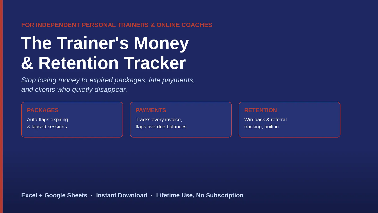 The Trainer's Money & Retention Tracker gallery image