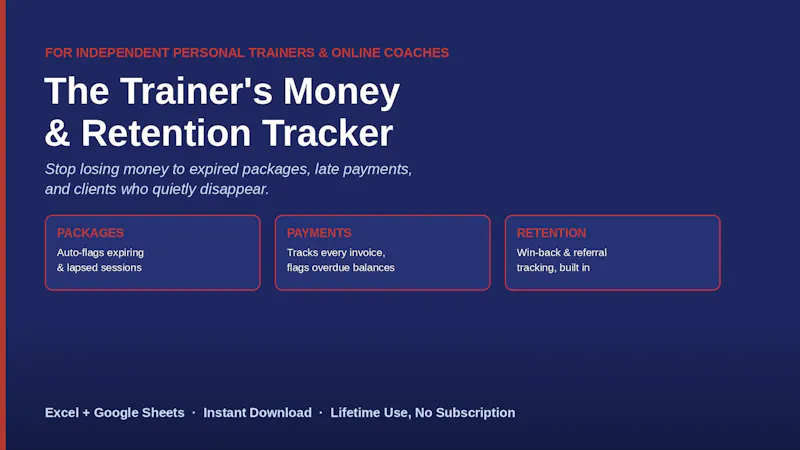 The Trainer's Money & Retention Tracker screenshot 1